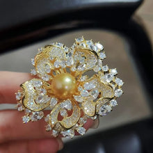 Women's Fashion Trendy Charm Brooch Jewelry S925 Chest Flower Accessories Suitable for Date, Party, Festival Gifts
