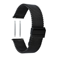 16-24mm Quick Release Watch Strap Milanese Stainless Steel Band Mesh Waterproof Wristwatch Bracelet Watch Accessories Watchbands