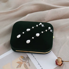 Natural Baroque Pearl 925 Sterling Silver Long Earrings Wedding Jewelry for Women