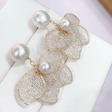 Original 14k Gold Filled Pendant Earrings Natural Freshwater Beads 11-12mm For Women Girls Ear Jewelry Accessory SE15