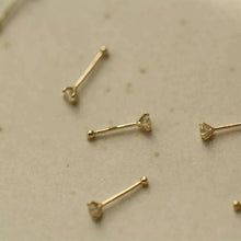 Nose Rings and Studs, Body Jewelry, 14K Real Gold, Custom.