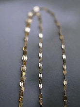 14K Real Gold Long Necklaces, Japanese Design, Exquisite Shining Lips, Kiss Word, Plain Jewelry, kj478