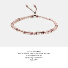 Natural Stone Bracelet For Women 3mm Small Beads Bracelet Handmade Rope Adjustable DIY Jewelry Hand Accessories