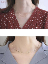 14K Real Gold Long Necklaces, Japanese Design, Exquisite Shining Lips, Kiss Word, Plain Jewelry, kj478