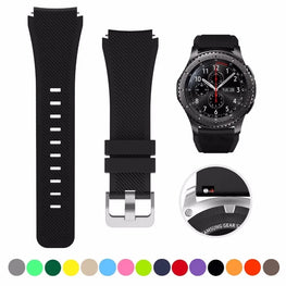 20mm 22mm Strap for Samsung Galaxy Watch 4 5 44mm 40mm 5 Pro Classic 42 46mm Band Active 2 Gear S3 Silicone correa Bracelet