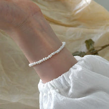 Natural Freshwater Pearl Bracelet 925 Sterling Silver for Women Party Birthday Gifts