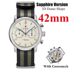 SEAKOSS 1963 Chronograph 42mm 40mm 38mm Sapphire Original Seagull ST1901 Movement With Gooseneck Pilot Men's Mechanical Watches