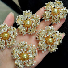 Women's Fashion Trendy Charm Brooch Jewelry S925 Chest Flower Accessories Suitable for Date, Party, Festival Gifts