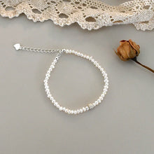 Natural Freshwater Pearl Bracelet 925 Sterling Silver for Women Party Birthday Gifts