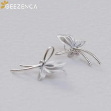 925 Sterling Silver Bow Stud Earrings For Women Designer Trendy Ribbon Bowknot Statement Earrings Luxury Jewelry Gift