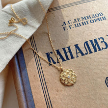 925 Sterling Silver Necklace Sweet Flower CZ Yellow Gold Pendant.