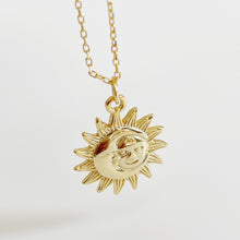 925 Sterling Silver Necklace Moon Design Gold Necklace Korean Edition Set Chain Jewelry