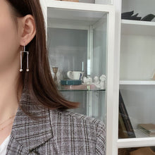925 Sterling Silver Promise Beads Balance Dangling Earrings
