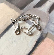 925 Sterling Silver Vintage Hollow Chain Bracelet