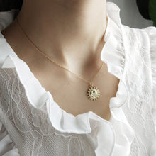 925 Sterling Silver Necklace Moon Design Gold Necklace Korean Edition Set Chain Jewelry