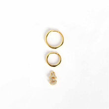 925 Sterling Silver Fashion A - Z Letter Leverback Earrings