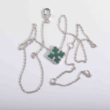 S925 Silver Necklace Fritillary Bud Clover Pendant Series