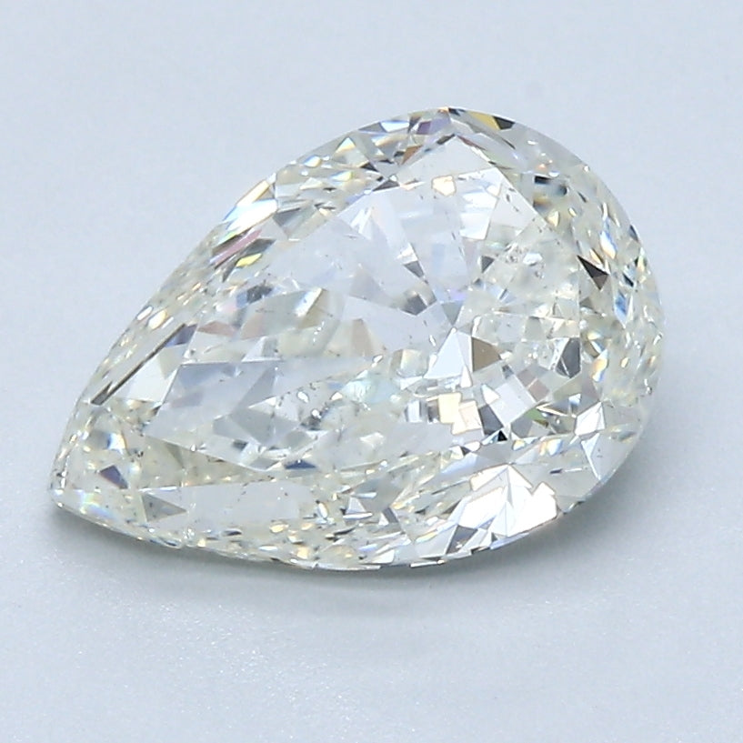 NATURAL Pear Shape Natural Diamond 2.00ct H SI2 EX VG Very Slight
