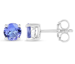 925 Sterling Silver Tanzanite Earrings