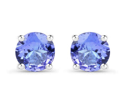 925 Sterling Silver Tanzanite Earrings