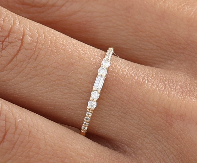 Baguette and Round Diamonds Baguette and Round Diamonds