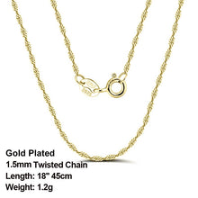 925 Sterling Silver Italian Handmade 1.2mm Chopin Chain Necklace for Women Fashion Simple Basic Neck Chain Jewelry SC53