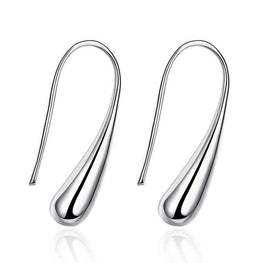 Hot Sale 925 Silver Earring Fashion Jewelry Teardrop/Water drop/Raindrop Dangle Earrings For Women Valentine Gifts