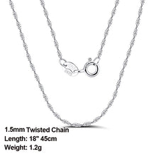 925 Sterling Silver Side Italian Chain Necklace with 2.0mm Ball Bead Sterling Silver Necklaces Chains.