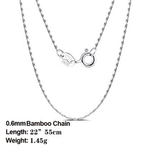 925 Sterling Silver Italian Handmade 1.2mm Chopin Chain Necklace for Women Fashion Simple Basic Neck Chain Jewelry SC53