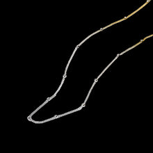 925 Sterling Silver Side Italian Chain Necklace with 2.0mm Ball Bead Sterling Silver Necklaces Chains.